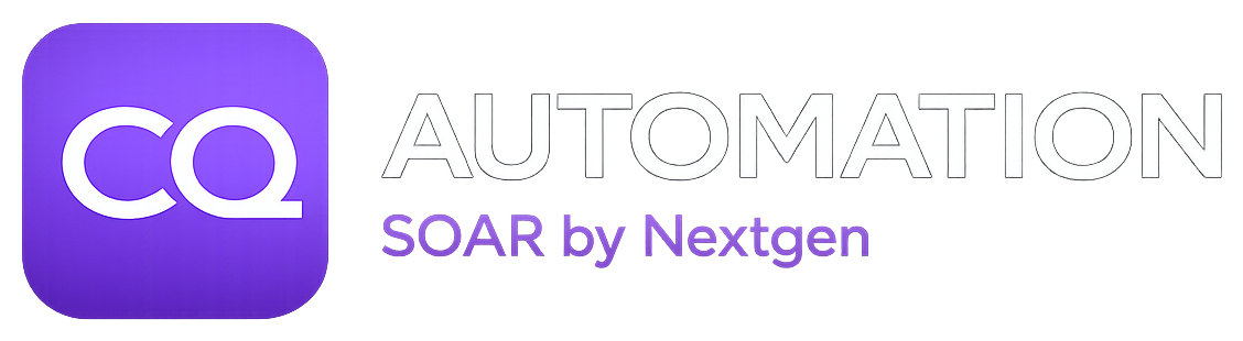 CQ Automation — SOAR by Nextgen